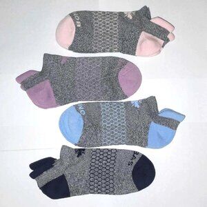 Bombas Womens Ankle Socks 4-Pack Medium 8 - 10.5 NWT Authentic